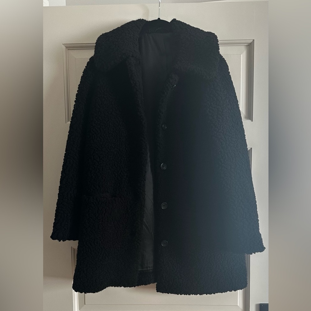 & Other Stories Black Teddy Jacket